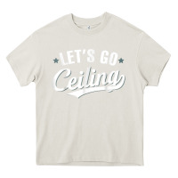 Cream Lets Go Ceiling Fan Halloween Heavy Core Tee - trangStudio