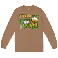 Toasted Coconut Safety first drink with a Nurse St. Patrick's Day Long Sleeve Tee - CowGirlArtShop