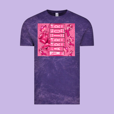 Warrior Breast Cancer Vintage Tee Designed By Ranaportraitstore