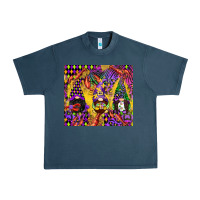 Midnight Navy mardi gras gnome Urban Heavy Tee - CowGirlArtShop