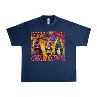 Navy mardi gras gnome Urban Heavy Tee - CowGirlArtShop
