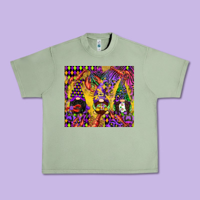 Mardi Gras Gnome Urban Heavy Tee Designed By Cowgirlartshop