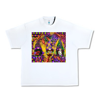 White mardi gras gnome Urban Heavy Tee - CowGirlArtShop