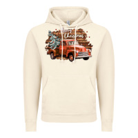 Vintage Artic merry christmas truck Vintage Hoodie - CowGirlArtShop