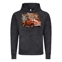 Vintage Black merry christmas truck Vintage Hoodie - CowGirlArtShop