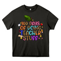 Asphalt 100 days of doing teacher stuff Heavy Core Tee - Artiststas