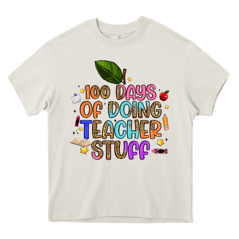 100 Days Of Doing Teacher Stuff Heavy Core Tee by Artiststas | Teevron