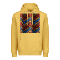 Antique Gold leopard 4th of july seamless pattern Premium Hoodie - BundleAndBundleShop