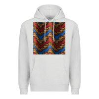 Dove Grey leopard 4th of july seamless pattern Premium Hoodie - BundleAndBundleShop
