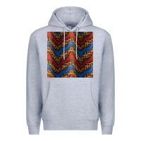 Heather Grey leopard 4th of july seamless pattern Premium Hoodie - BundleAndBundleShop