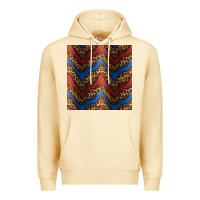 Pina Colada leopard 4th of july seamless pattern Premium Hoodie - BundleAndBundleShop