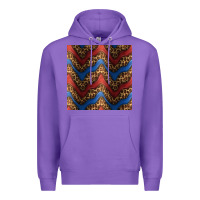 Purple leopard 4th of july seamless pattern Premium Hoodie - BundleAndBundleShop