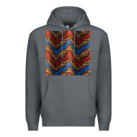 Rock leopard 4th of july seamless pattern Premium Hoodie - BundleAndBundleShop