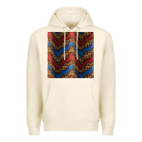Sandshell leopard 4th of july seamless pattern Premium Hoodie - BundleAndBundleShop