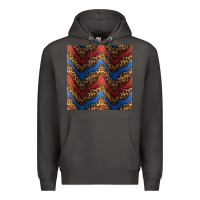 Smoke leopard 4th of july seamless pattern Premium Hoodie - BundleAndBundleShop