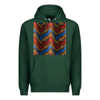 Sports Green leopard 4th of july seamless pattern Premium Hoodie - BundleAndBundleShop