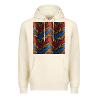 Tofu leopard 4th of july seamless pattern Premium Hoodie - BundleAndBundleShop