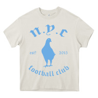 Cream New York City Pigeons Classic gift Heavy Core Tee - trangStudio