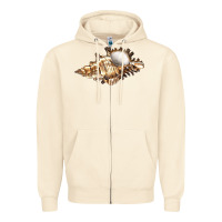 Sandshell murex snail Zipper Hoodie - LillyAllenDesigns