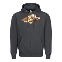 Smoke murex snail Zipper Hoodie - LillyAllenDesigns
