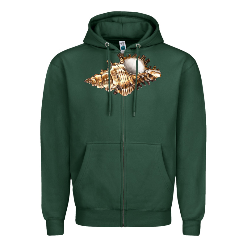 Murex Snail Zipper Hoodie by LillyAllenDesigns | Teevron