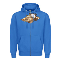 True Royal murex snail Zipper Hoodie - LillyAllenDesigns