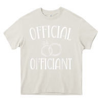 Cream Men Wedding Ordained Minister Gift Heavy Core Tee - trangStudio