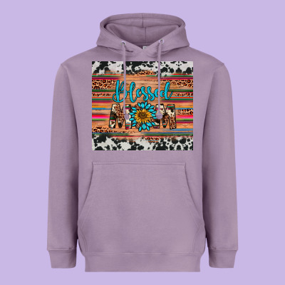 Blessed Mom Heavyweight Hoodie Designed By Artiststas