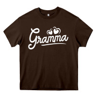 Chocolate Brown Gramma for Women Gramma Gifts for Grandma Gramma Heavy Core Tee - trangStudio