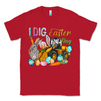 Red I dig Easter Day Classic Tee - NancyCooperArtShop