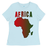 Baby Blue Africa Ladies Tee - Bettercallsaul