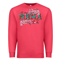 Cardinal mama with cherry blossoms Premium Sweatshirt - Artiststas