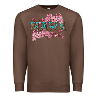Chestnut mama with cherry blossoms Premium Sweatshirt - Artiststas