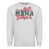Dove Grey mama with cherry blossoms Premium Sweatshirt - Artiststas