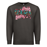 Smoke mama with cherry blossoms Premium Sweatshirt - Artiststas