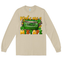 Mushroom Make me a mixtape St. Patrick's Day Long Sleeve Tee - CowGirlArtShop