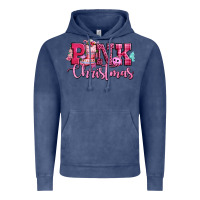 Vintage Denim pink christmas Vintage Hoodie - CowGirlArtShop