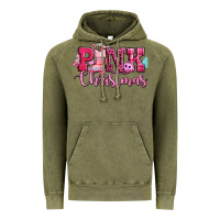 Vintage Olive pink christmas Vintage Hoodie - CowGirlArtShop