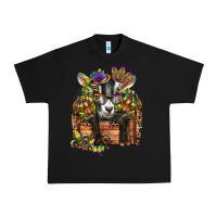 Black mardi gras goat Urban Heavy Tee - CowGirlArtShop
