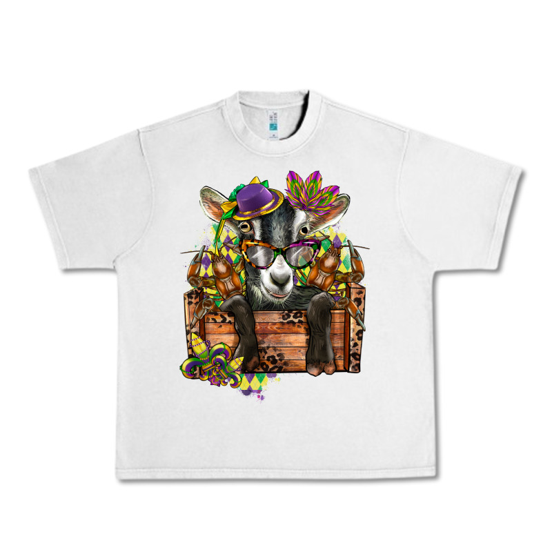 Mardi Gras Goat Urban Heavy Tee by CowGirlArtShop | Teevron