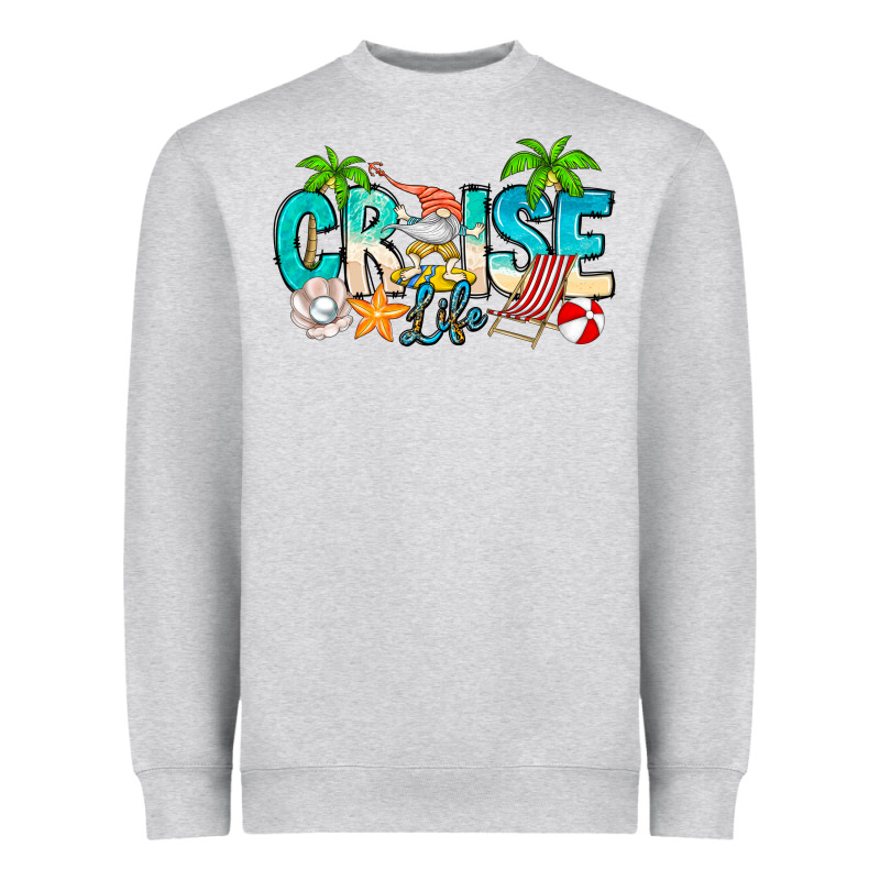 Cruise Life Heavyweight Sweatshirt by CowhideDigitalArt | Teevron