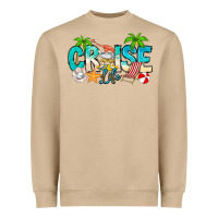Mushroom Cruise Life Heavyweight Sweatshirt - CowhideDigitalArt