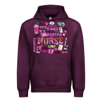 Mauve Wine come on nurse lets go party Urban Hoodie - AdoDesignShop