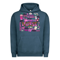 Pigment Midnight Navy come on nurse lets go party Urban Hoodie - AdoDesignShop