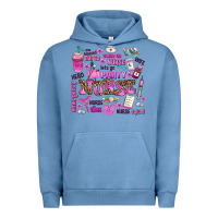 Pigment Pebble Blue come on nurse lets go party Urban Hoodie - AdoDesignShop