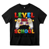 Black level 100 days of school completed Heavy Core Tee - Artiststas