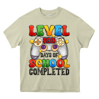 Mossy level 100 days of school completed Heavy Core Tee - Artiststas