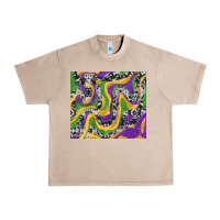French Oak mardi gras cowhide Urban Heavy Tee - RanaPortraitStore