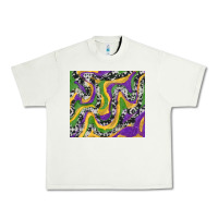 Pistachio mardi gras cowhide Urban Heavy Tee - RanaPortraitStore