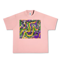 Salmon mardi gras cowhide Urban Heavy Tee - RanaPortraitStore